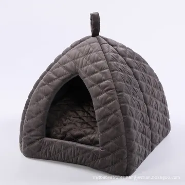 Pet Customized Luxury Cat House Portable Cave Bed